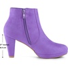 image:imageAllegra K Womens Chunky Heel Platform Ankle BootsLight Purple