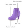 image:imageAllegra K Womens Chunky Heel Platform Ankle BootsLight Purple