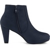 image:imageAllegra K Womens Chunky Heel Platform Ankle BootsNavy Blue