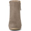 image:imageAllegra K Womens Chunky Heel Platform Ankle BootsNude