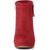 image:imageAllegra K Womens Chunky Heel Platform Ankle BootsRed