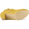 image:imageAllegra K Womens Chunky Heel Platform Ankle BootsYellow
