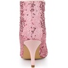 image:imageAllegra K Womens Glitter Sparkle Lace Stiletto Heels Party Sequin Ankle BootsPink