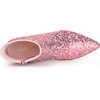 image:imageAllegra K Womens Glitter Sparkle Lace Stiletto Heels Party Sequin Ankle BootsPink