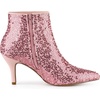 image:imageAllegra K Womens Glitter Sparkle Lace Stiletto Heels Party Sequin Ankle BootsPink