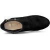 image:imageAllegra K Womens Low Platform Side Zip Buckle Chunky Heel Ankle BootiesBlack