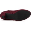 image:imageAllegra K Womens Low Platform Side Zip Buckle Chunky Heel Ankle BootiesBurgundy