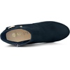 image:imageAllegra K Womens Low Platform Side Zip Buckle Chunky Heel Ankle BootiesNavy Blue