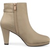 image:imageAllegra K Womens Low Platform Side Zip Buckle Chunky Heel Ankle BootiesNude
