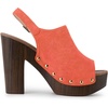 image:imageAllegra K Womens Open Toe Slingback Platform Chunky Heel SandalsOrange