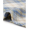 image:imageAllegra K Womens Plaids Vintage Tartan Elastic Waist Short ALine SkirtBlue White