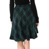 image:imageAllegra K Womens Plaids Vintage Tartan Elastic Waist Short ALine SkirtGreen