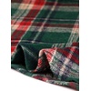 image:imageAllegra K Womens Plaids Vintage Tartan Elastic Waist Short ALine SkirtGreen Red