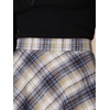 image:imageAllegra K Womens Plaids Vintage Tartan Elastic Waist Short ALine SkirtKhaki Blue