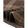 image:imageAllegra K Womens Plaids Vintage Tartan Elastic Waist Short ALine SkirtSeal Brown
