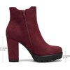 image:imageAllegra K Womens Platform Booties Chunky Heels Chelsea BootsBurgundy