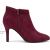 image:imageAllegra K Womens Pointy Toe Zipper Stiletto Heels Ankle BootiesBurgundy