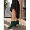 image:imageAllegra K Womens Pointy Toe Zipper Stiletto Heels Ankle BootiesGreen
