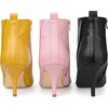 image:imageAllegra K Womens Stiletto Heels Pointed Toe Ankle BootsBlack