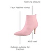 image:imageAllegra K Womens Stiletto Heels Pointed Toe Ankle BootsPink