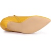 image:imageAllegra K Womens Stiletto Heels Pointed Toe Ankle BootsYellow