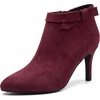 image:imageAllegra K Womens Pointy Toe Zipper Stiletto Heels Ankle BootiesBurgundy