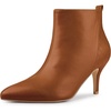 image:imageAllegra K Womens Stiletto Heels Pointed Toe Ankle BootsBrown