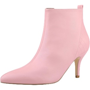 image:imageAllegra K Womens Stiletto Heels Pointed Toe Ankle BootsPink