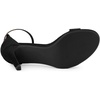 image:imageAllegra K Women Suede Ankle Strap High Stiletto Heel Open Toe SandalsBlack