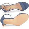 image:imageAllegra K Women Suede Ankle Strap High Stiletto Heel Open Toe SandalsHaze Blue
