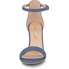 image:imageAllegra K Women Suede Ankle Strap High Stiletto Heel Open Toe SandalsHaze Blue