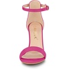 image:imageAllegra K Women Suede Ankle Strap High Stiletto Heel Open Toe SandalsHot Pink