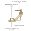 image:imageAllegra K Womens Rhinestone Sandals Stiletto HeelsGold