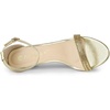 image:imageAllegra K Womens Rhinestone Sandals Stiletto HeelsGold