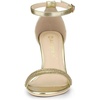 image:imageAllegra K Womens Rhinestone Sandals Stiletto HeelsGold