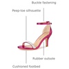 image:imageAllegra K Womens Rhinestone Sandals Stiletto HeelsHot Pink