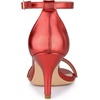 image:imageAllegra K Womens Rhinestone Sandals Stiletto HeelsRed