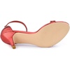 image:imageAllegra K Womens Rhinestone Sandals Stiletto HeelsRed