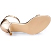 image:imageAllegra K Womens Rhinestone Sandals Stiletto HeelsRose Gold