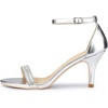image:imageAllegra K Womens Rhinestone Sandals Stiletto HeelsSilver