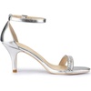 image:imageAllegra K Womens Rhinestone Sandals Stiletto HeelsSilver