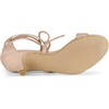 image:imageAllegra K Women Kitten Heel Lace Up Open Toe SandalsNude