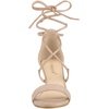image:imageAllegra K Women Kitten Heel Lace Up Open Toe SandalsNude