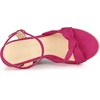 image:imageAllegra K Women Open Toe Platform Slingback Espadrille Wedge Heel SandalsHot Pink