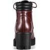 image:imageAllegra K Women Round Toe Chunky Heel Lace Up Platform Combat BootsBurgundy
