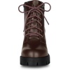 image:imageAllegra K Women Round Toe Chunky Heel Lace Up Platform Combat BootsCoffee