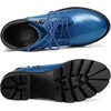 image:imageAllegra K Women Round Toe Chunky Heel Lace Up Platform Combat BootsDark Blue