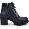 image:imageAllegra K Women Round Toe Chunky Heel Lace Up Platform Combat BootsNavy Blue