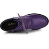 image:imageAllegra K Women Round Toe Chunky Heel Lace Up Platform Combat BootsPurple