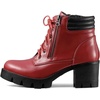 image:imageAllegra K Women Round Toe Chunky Heel Lace Up Platform Combat BootsRed